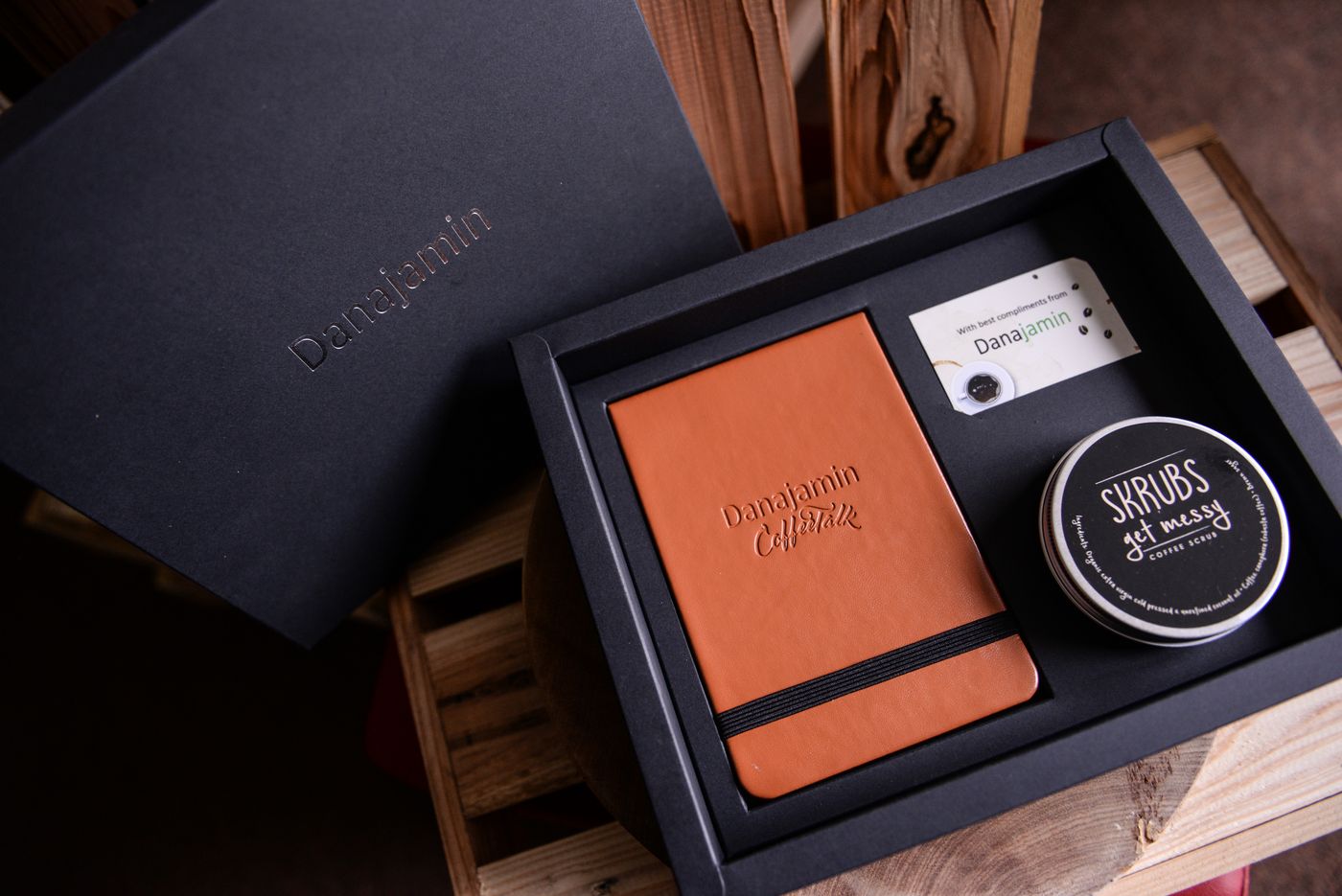 Boxed notebook and gift set